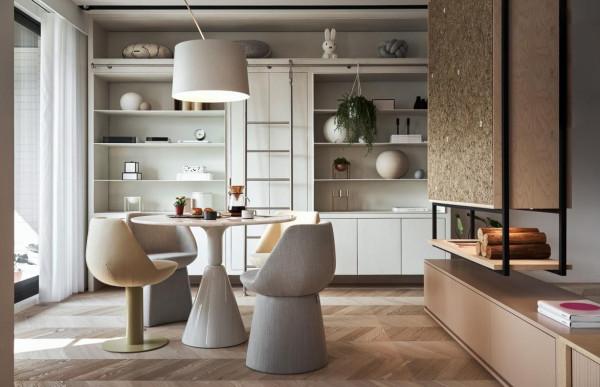 142㎡北歐 時尚簡約的家