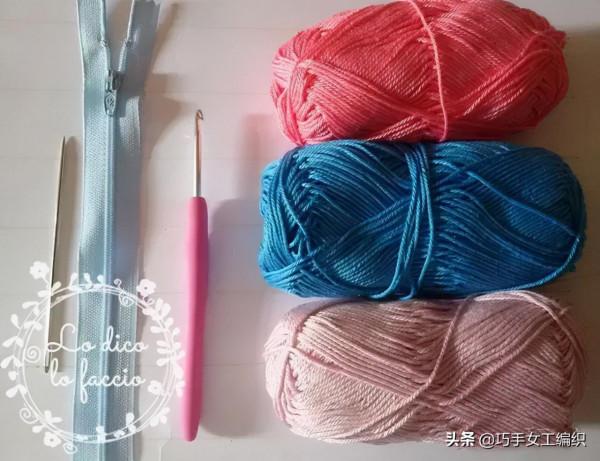 舊衣褲的拉鍊剪下來後，用鉤針戳一圈就有無數的收納