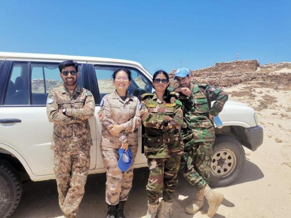 綻放在西撒哈拉的中國玫瑰