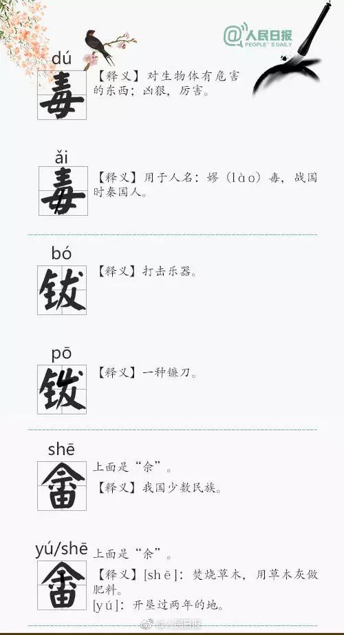 這些“雙胞胎”漢字，你的學生、你的孩子都能分清嗎？
