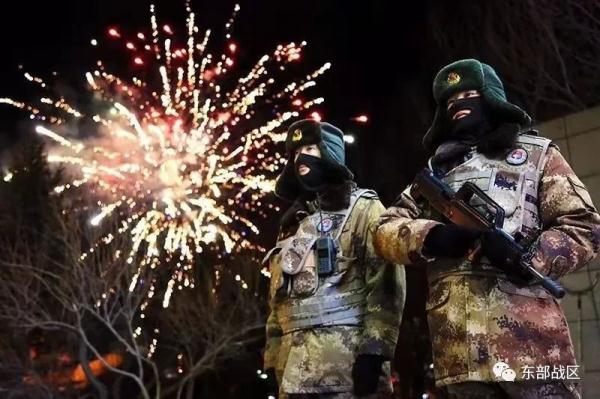 有軍人守護，請安心過年