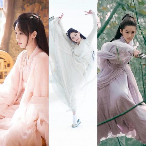 三部劇共用一款髮飾，千篇一律的古裝造型，真的看膩了