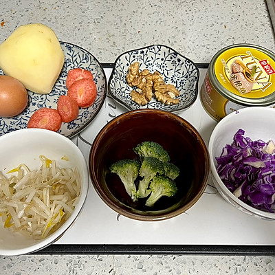 減脂金槍魚沙律，要的就是這個家常口兒