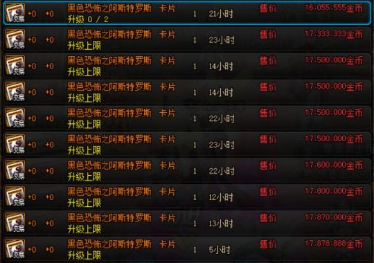 dnf2022搬磚收益排行表