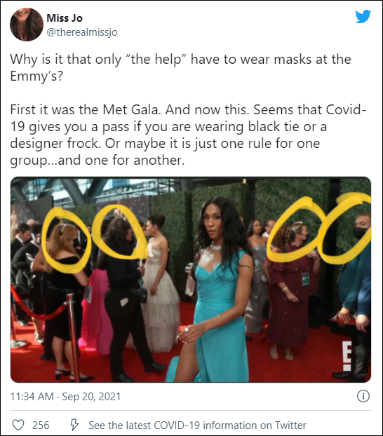 網民怒批艾美獎明星無人戴口罩，洛杉磯官方：這些人例外