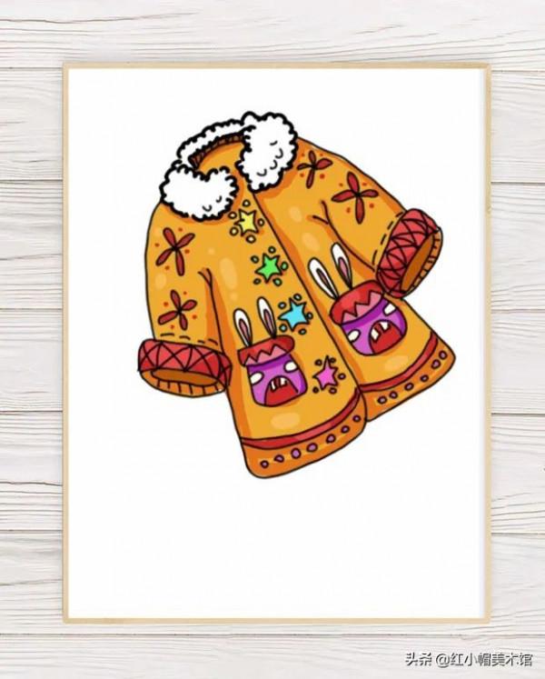 少兒美術/暖和的大衣