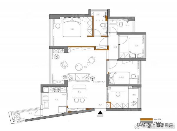 87㎡裝出四房?不侷促,還有超夢幻的“日落燈”,看完我酸了 87㎡裝出四房?不侷促,還有超夢幻的“日落燈”,看完我酸了