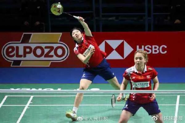 祝賀中國隊球員陳清晨/賈一凡奪得羽毛球世錦賽女雙冠軍 祝賀中國隊球員陳清晨/賈一凡奪得羽毛球世錦賽女雙冠軍