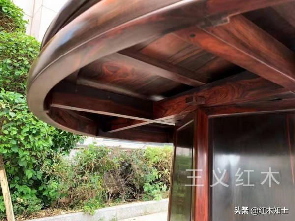 寮國大紅酸枝傢俱(交趾黃檀)9件套，大紅酸枝傢俱餐桌