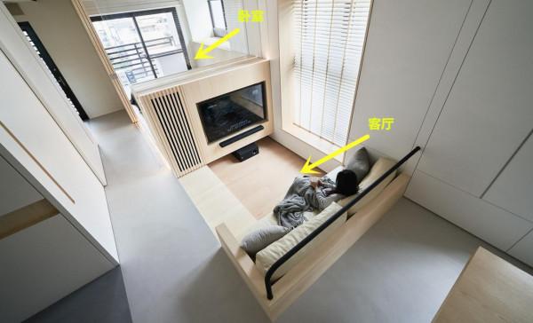 電視牆往前移了1米5，新增5個功能區，實用效果超出我的預期了