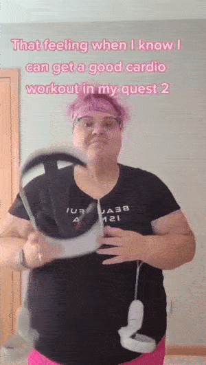 VR改變人生系列：用VR健身後她竟然成了教練