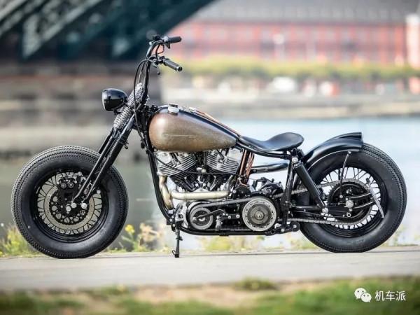 定製 | 極簡主義 1972年哈雷戴維森 FLH欣賞