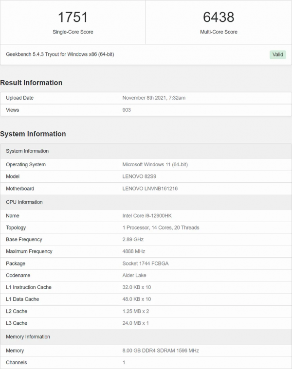 9款Alder Lake-P筆記本跑分曝光 將亮相明年CES大展