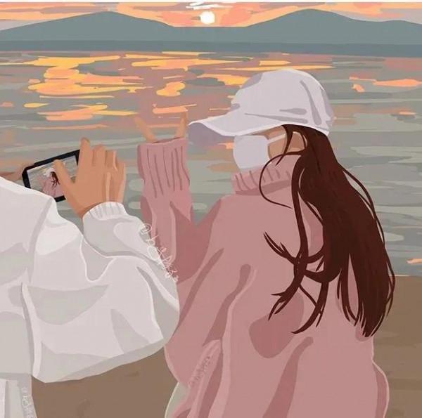 四人情頭兩男兩女