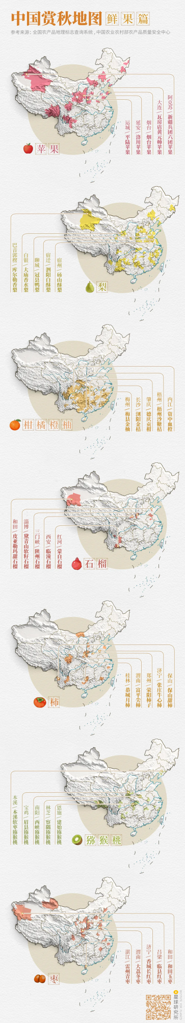 來了！中國賞秋地圖