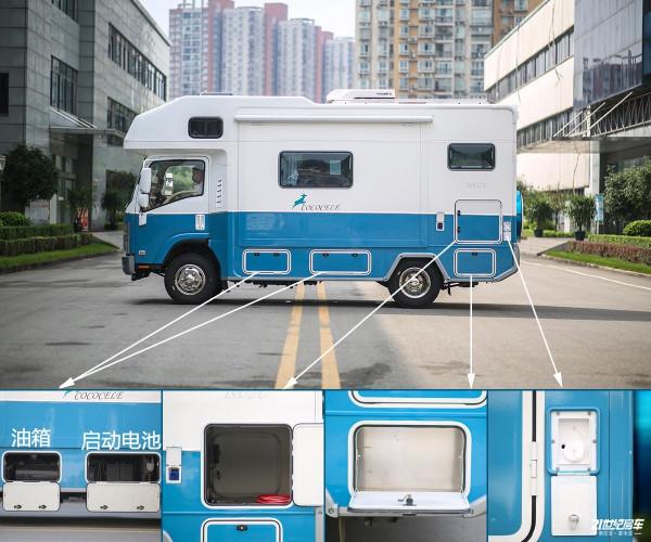 房車專用底盤加持，6氣囊空懸！慶鈴原廠五十鈴700P可可西里房車