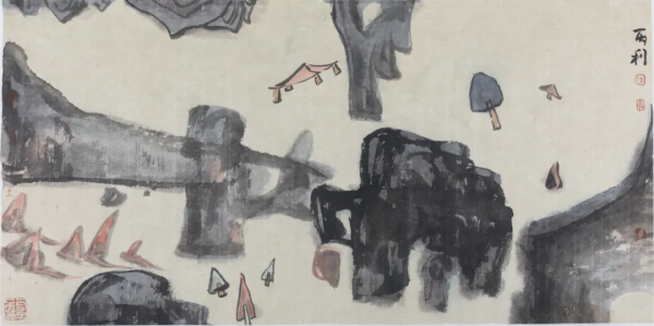 北北駐留回憶錄 陳丙曆：逍遙一遊“觀山水”，筆墨重構“山海觀”