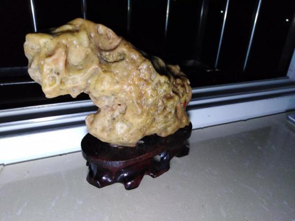 《戈壁天然混成類似形狀怪獸、風遺留痕跡在泥石金絲玉寶石光等》