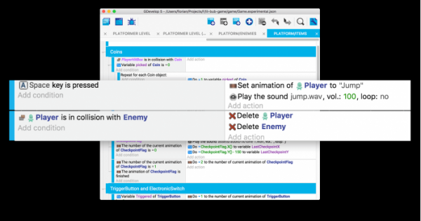 GDevelop引擎致致力於推廣無障礙的遊戲開發體驗
