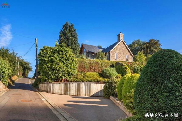 以木為主體框架，石材為牆，這才是真正的鄉村田園風格木別墅木屋