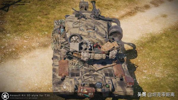 坦克世界 金牌老玩家象徵！您會換嗎？T30專屬3D面板“突襲工具”