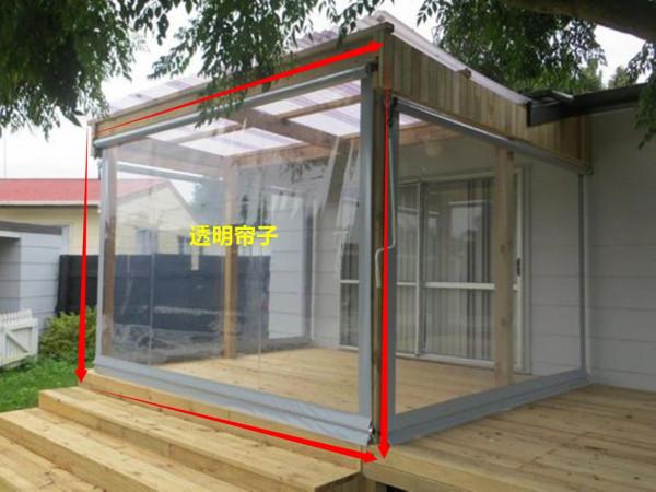 早該想到，當初給院子搭遮陽棚，四周也要封了，摺疊收縮如陽光房