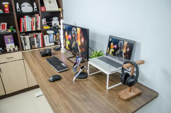 我的新桌面之初：樂歌電動升降桌LIFT1與明基EW2780U