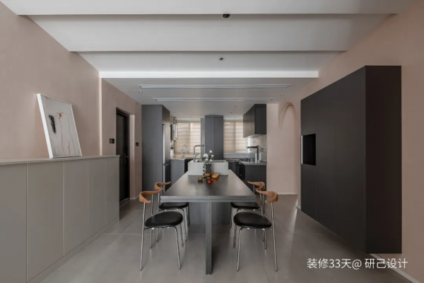 107平現代混搭灰粉色三室婚房 107平現代混搭灰粉色三室婚房