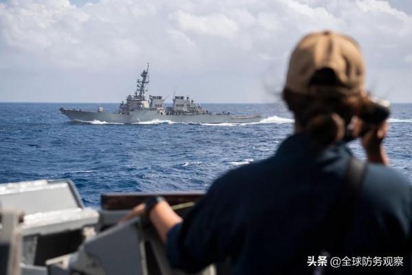 美軍驅逐艦擅闖西沙，解放軍出動海空驅離，跨過紅線就是自尋死路