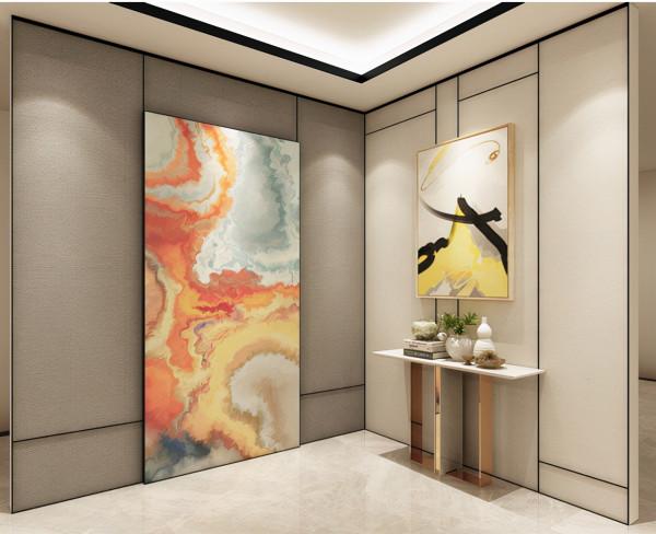 你家乳膠漆刷牆落伍了，如今這種板材，環保耐磨，不用膠水直接拼