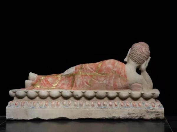 睡佛 漢白玉