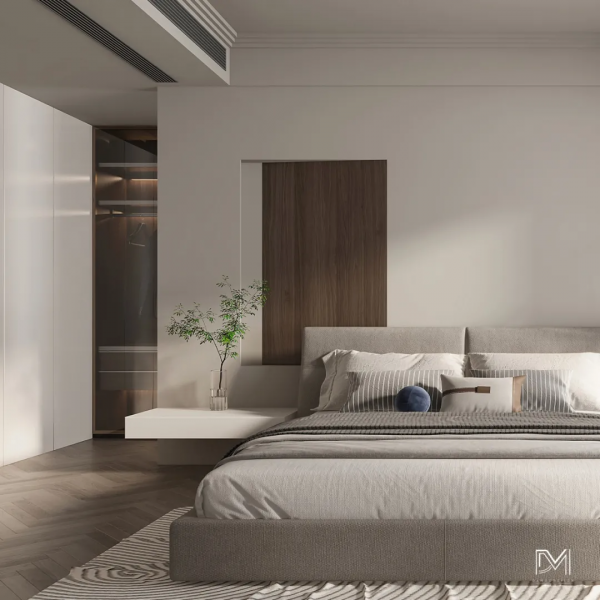 133㎡奶白色木質侘寂，溫柔治癒