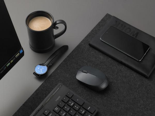 雷柏釋出8100GT多模無線鍵鼠，樸實舒適的弧線上，延伸實用效能