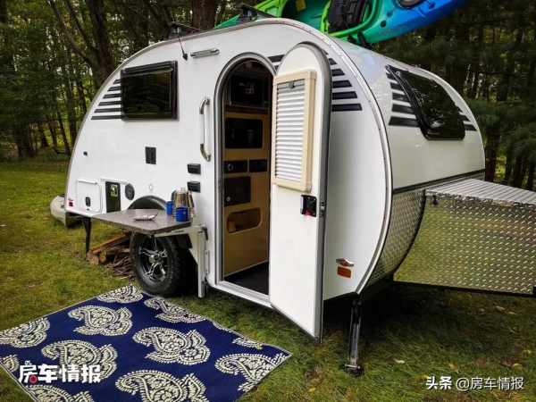 房車圈也內卷？車身小巧僅0.8噸能睡一家三口，車外能擺攤燒烤