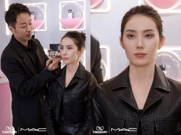 百位AYAYI 妝效形象亮相M&CenterDot;A&CenterDot;C超品日線下光幻未來空間站