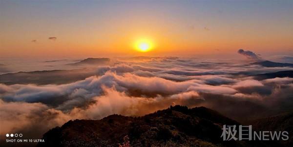 中秋，清涼寨觀日出