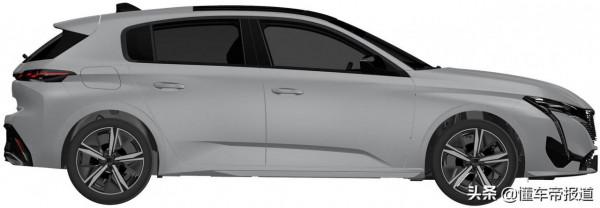 新車 | 海外售價約人民幣18萬元起，新標緻308或將國產，專利圖曝光