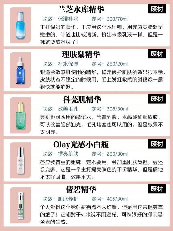 你的精華什麼段位？巨鎖水精華來襲