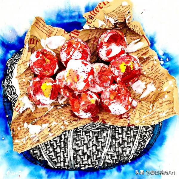 教程丨少兒美術課程《糖雪球》