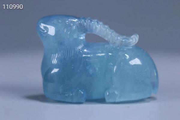 海藍寶石生肖羊 海藍寶石生肖羊