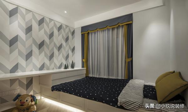 140㎡現代四居室，簡潔大方的空間，精緻細膩的元素，裝出高階感