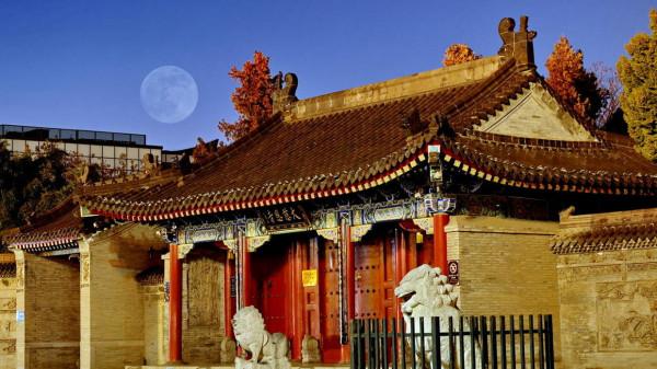 戲作大雁塔月圓夜小賦「嚴建設」 戲作大雁塔月圓夜小賦「嚴建設」