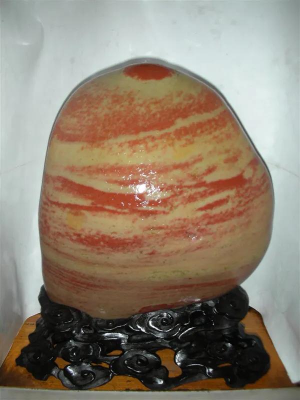 奇石鑑賞4–麗日紅霞