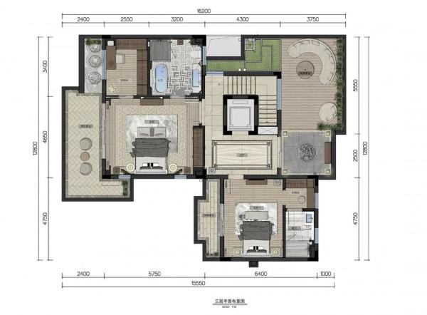1000㎡中式別墅大宅，移步換景，雅韻清風