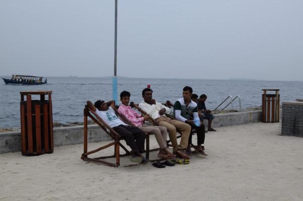 馬爾地夫當地人的週末