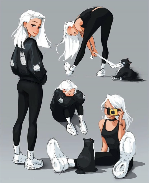 畫師和貓咪的日常，不少動漫開局就送寵物，有陪伴作用還能當外掛