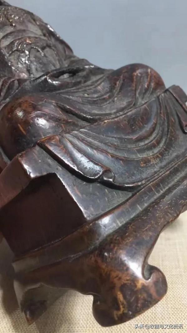 包漿很好的竹雕佛像鑑賞