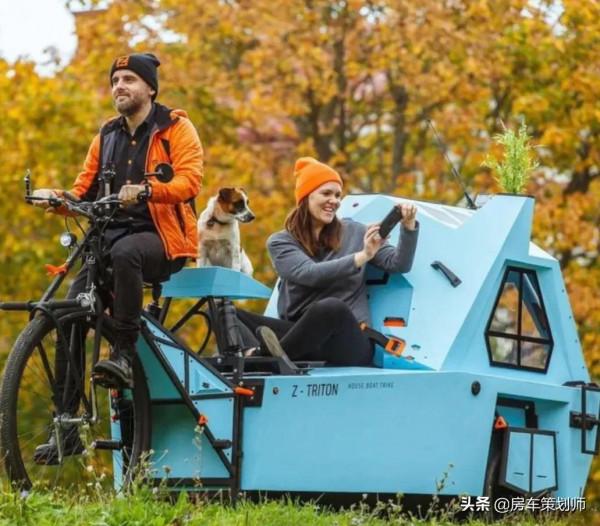 不插電的腳踏車露營