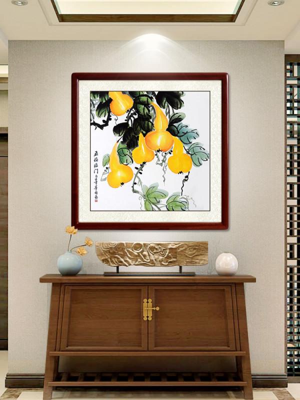 手繪掛畫太亮眼，點綴家居添活力