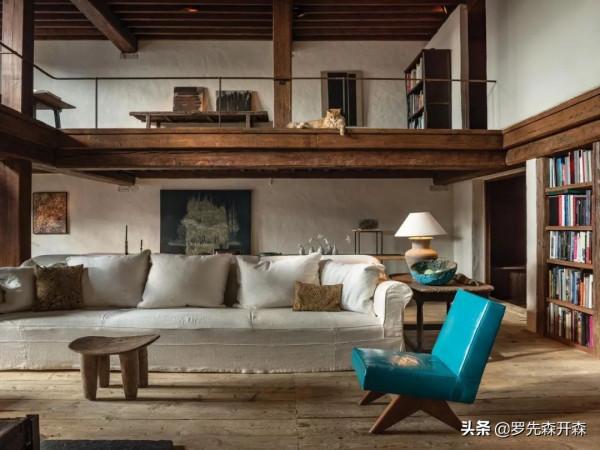 侘寂風私宅；當代藝術品結合在一起，呈現出獨屬韻味的家居風格